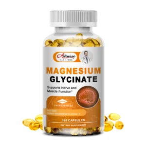 Magnesium Glycinate Supplement 400mg Magnesium with Vitamin D3 & B6 Supports Bone, Memory, Calm, Mood & improve Sleep, 120pcs