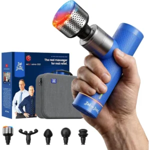 Deep Tissue Massage Gun for Pain Relief and Recovery - Portable, Quiet, HSA Eligible with Case